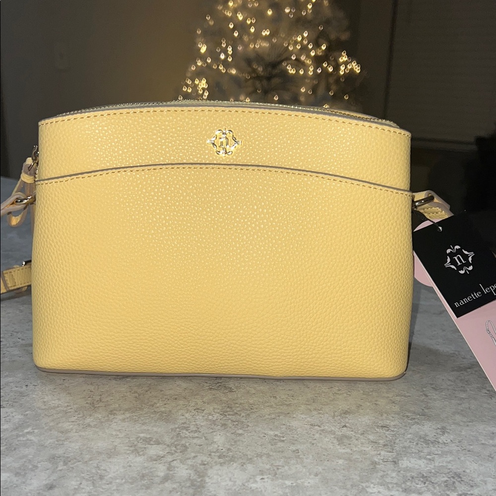 Nanette Lepore Mustard Crossbody Bag